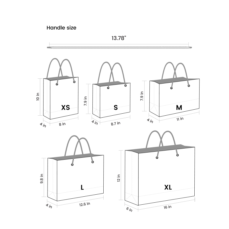 Custom Eyelet Gift Bags